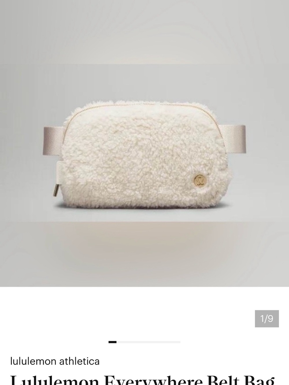 lululemon athletica Sherpa Belt Bag - Cream